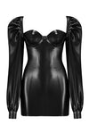 Delta Latex Dress | Black / M