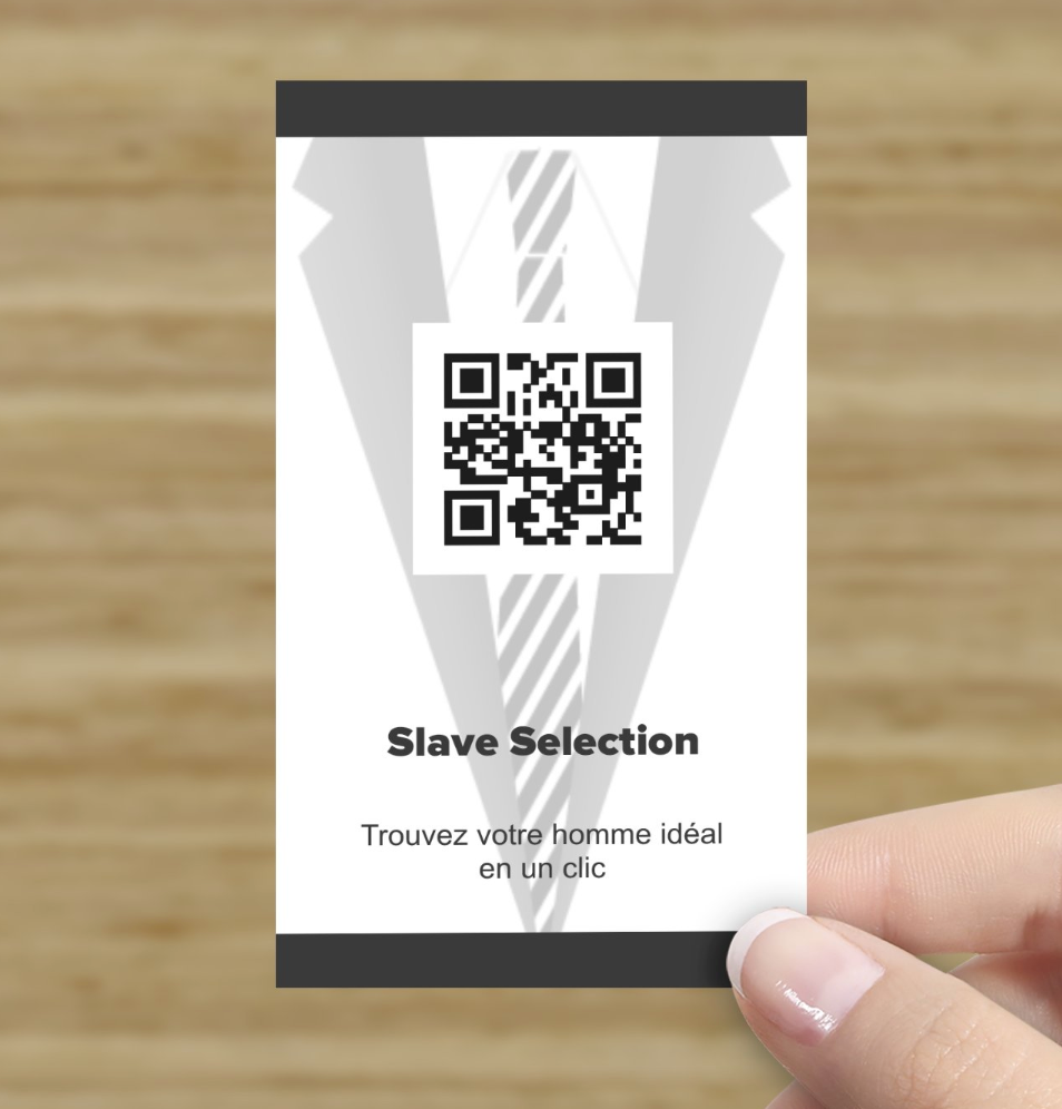 Gynarchic QR Code Invitation Card